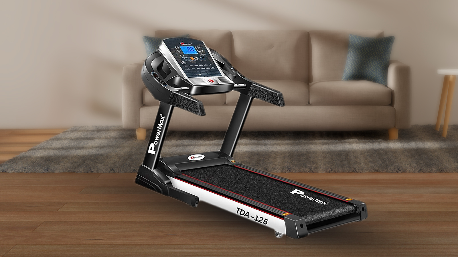 Powermax TDA125 | Maximum Weight Capacity 115kgs With Auto Incline